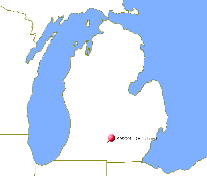 map of Michigan
